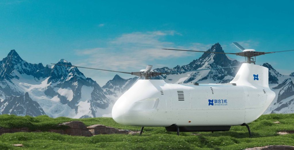 T1400 stands out in the ton-class tandem unmanned helicopter